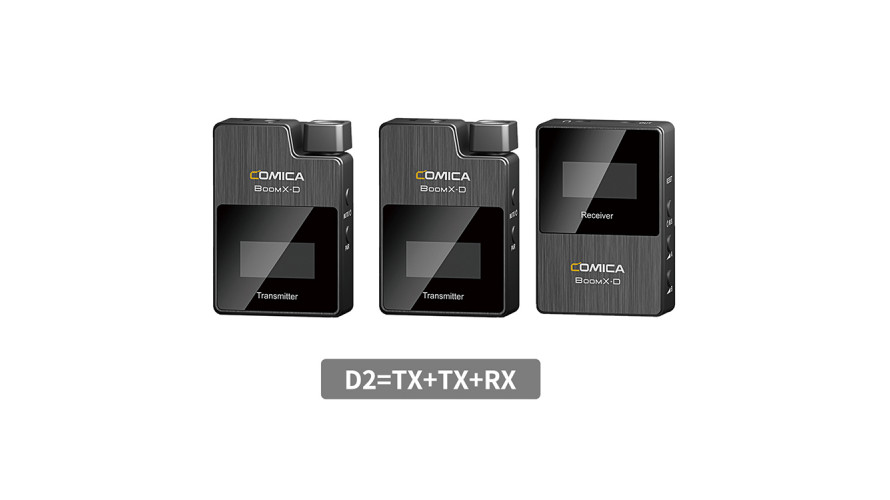 Comica Audio BoomX-D D2 2.4G Digital Wireless Microphone