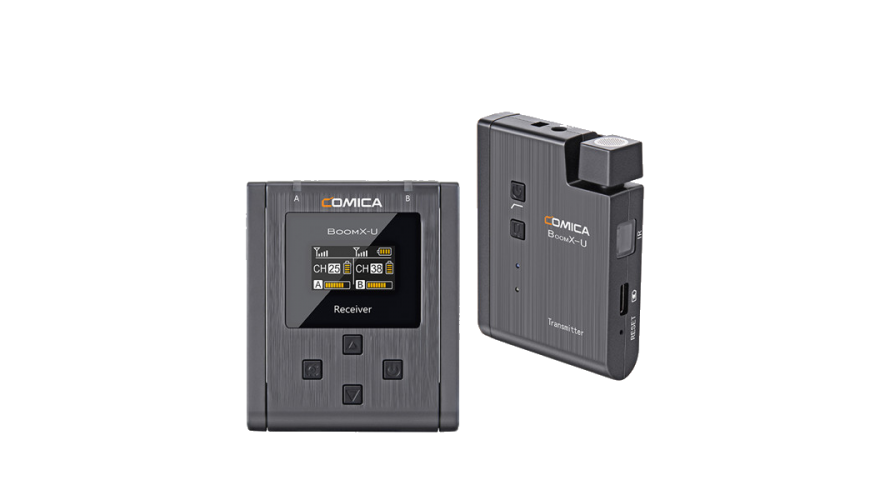 Comica Audio BoomX-U U1 Compact UHF Wireless Microphone System for Mirrorless/DSLR Cameras (568 to 579 MHz)
